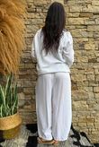 Lina Linen Blend Box Jacket White